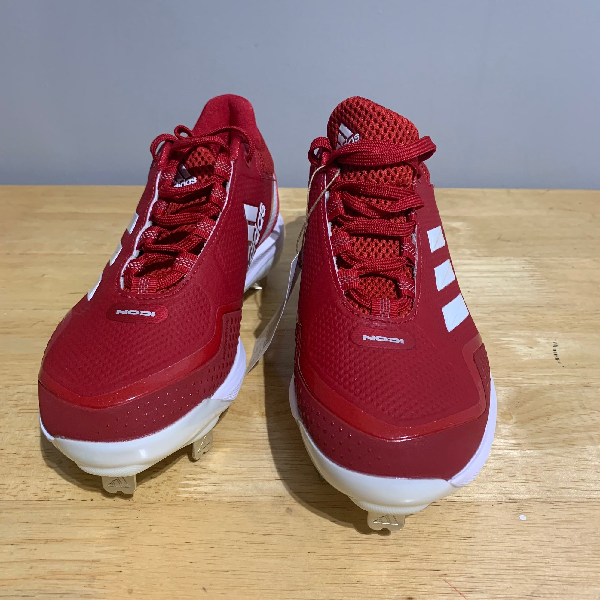 NEW Adidas Icon 7 Mid-Cut Baseball Cleats Shoes Red Mens Size 7 Adidas Icon 7 Bounce Molded Rubber Cleats – Home Run Sports main image 2