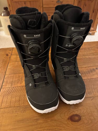 Women's Size M 8.5 (W 9.5) Ride All Mountain (Used) Sage Snowboard Boots