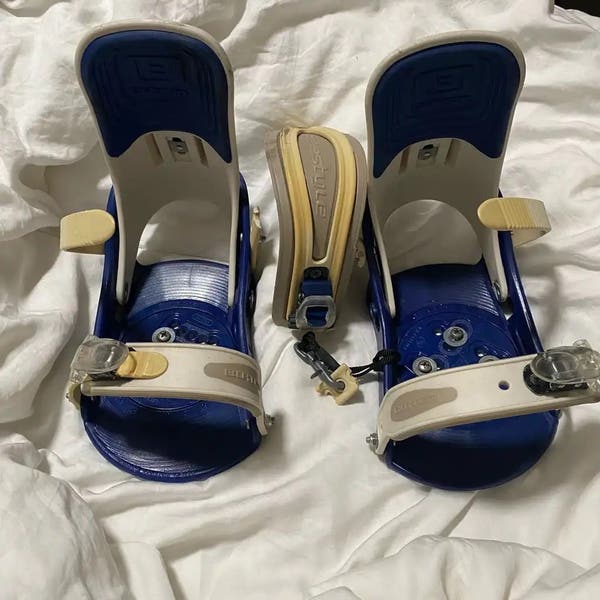 BURTON ポスター 1998年 SOFT BINDINGS Vintage Blue Burton Snowboard