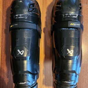 Senior Bauer Supreme M5 Pro 17" Shin Pads (Used)