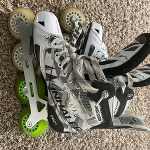 Mission Inhaler WM03 Inline Skates Wide Width Size 6.5 (Used)