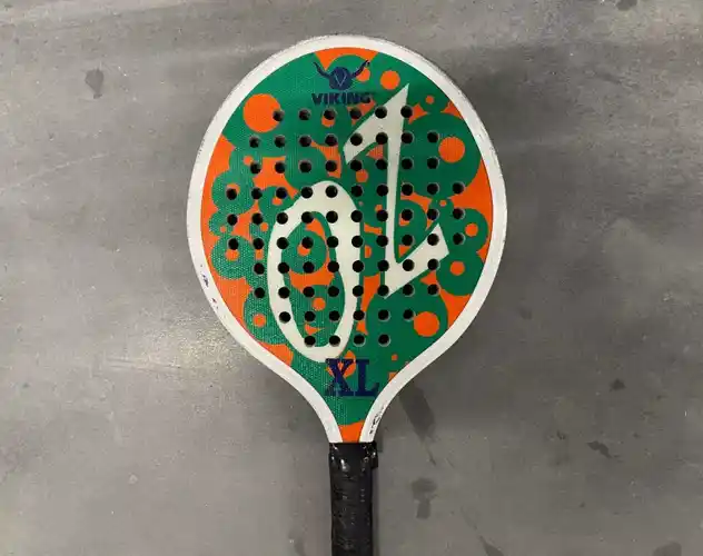 Viking - OZ - Paddle Racquet - Orange/Green - 4 1/4 Grip