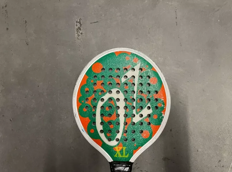 Fichier STL Porte-clés pagaie de Pickleball (forme de lame avec gorge