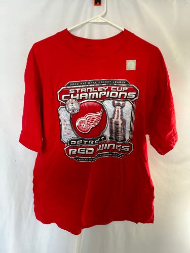 Detroit Red Wings 2002 Stanley Cup Shirt NHL Men’s XL