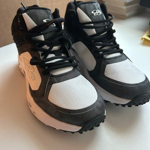 Boombah Black/White Men's Size M 9.5 (W 10.5) Adult Shoes (New)