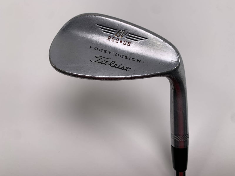 Titleist Vokey Chrome 200 52* 8 True Temper Dynamic Gold Wedge Steel Mens RH