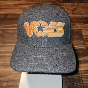 NEW Tennessee Volunteers Vols Gray Retro NCAA College Sports Fitted Hat Size M/L