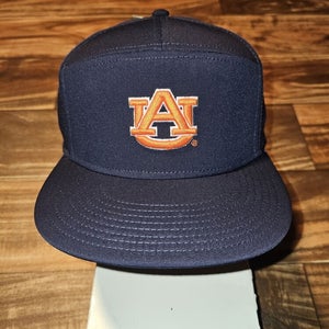 NEW Auburn University NCAA College Sports 3 Panel Navy Blue Hat Cap Snapback