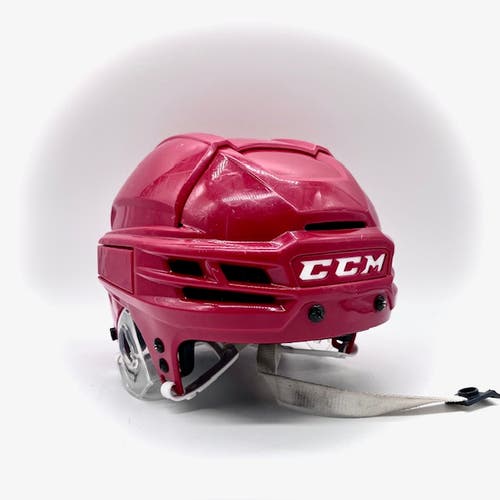 CCM Super Tacks X - Used Pro Stock Hockey Helmet (Red)