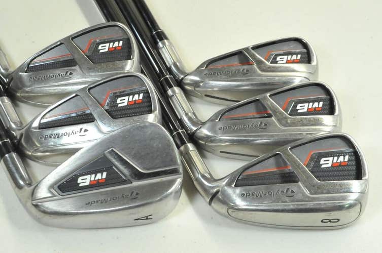 TaylorMade M6 6-PW,AW Iron Set Regular Flex Right Atmos 6 Graphite # 188362