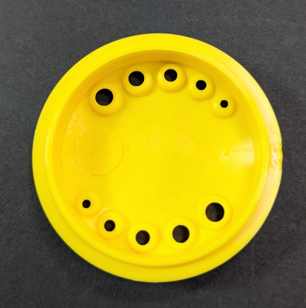 Genuine, OEM Sherwood Dual Octo Diaphragm Purge Front Cover Scuba Dive Yellow
