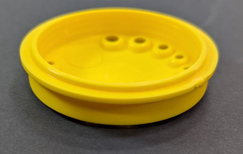 Genuine, OEM Sherwood Dual Octo Diaphragm Purge Front Cover Scuba Dive Yellow