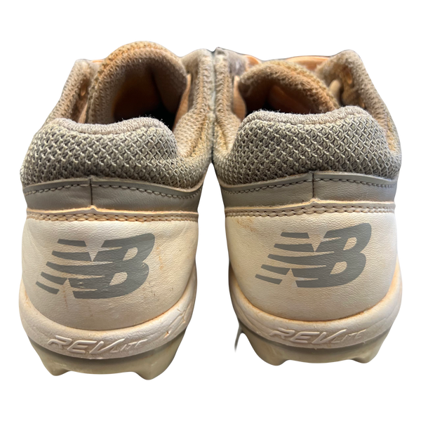 Used New Balance Baseball Cleats Grey Junior 04 11730-S000062471