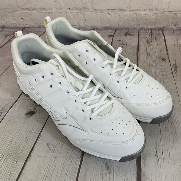 Mizuno 320630 9-Spike Ambition 2 Men's Metal Baseball Cleats White US 11.5