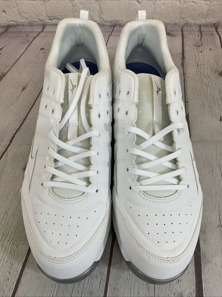 Mizuno 320630 9-Spike Ambition 2 Men's Metal Baseball Cleats White US 11.5