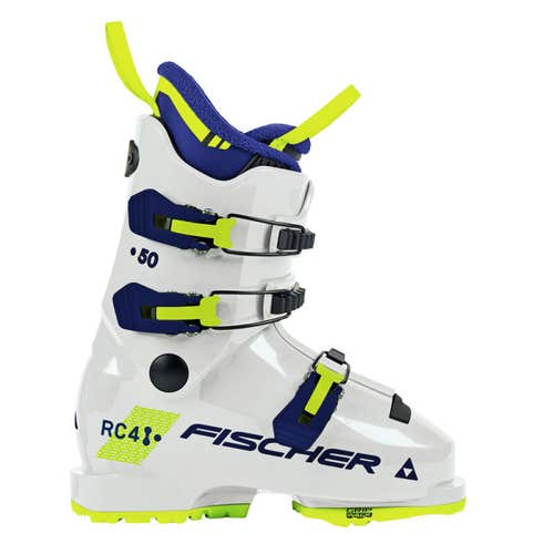 New Kid's Fischer RC4 50 JR Ski Boots; Size: 22.5