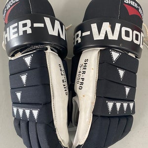 Vintage Sherwood S-4050 14" hockey gloves
