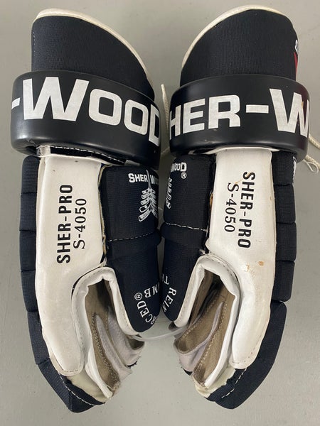 Vintage Sherwood S-4050 14" hockey gloves