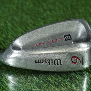 WILSON DEEP RED 9 IRON FLUID FEEL URETHANE TRUE TEMPER FATSHAFT 500 STIFF RH