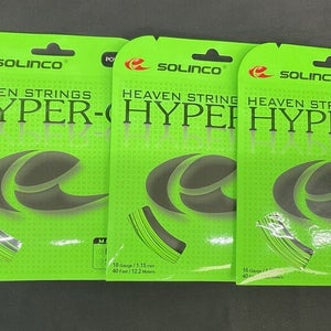 Solinco Hyper G 16 Gauge Tennis String 3 Pack