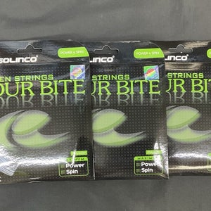 Solinco Tour Bite 17 Gauge Tennis String 3 Pack