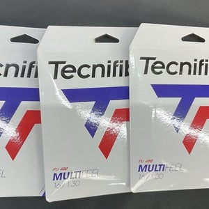 Tecnifibre Multi Feel 16 Gauge Tennis String 3 Pack