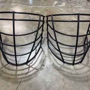 2 NLL style box lacrosse face masks