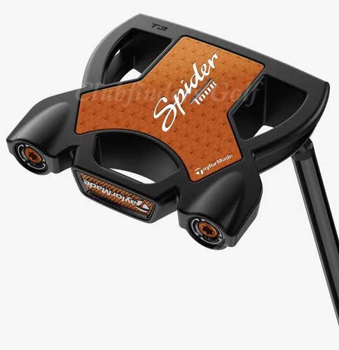 NEW! TaylorMade '24 Spider Tour Black #3 35" T3 Slant Putter w/Super Stroke w/HC