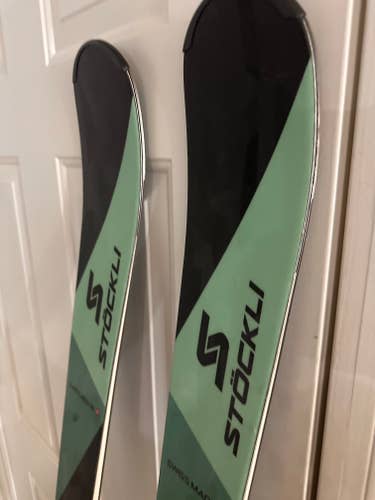 Unisex 2023 All Mountain 178 cm Stockli Montero AX Skis With Bindings Max Din 13 (Used)