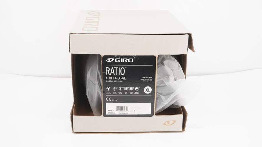Giro Ratio Adult Snow Sports Helmet X-Large (Matte Black) PN -7082580