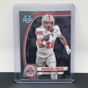 Brandon Inniss Ohio State Buckeyes 2024 Bowman U Football  Base #23