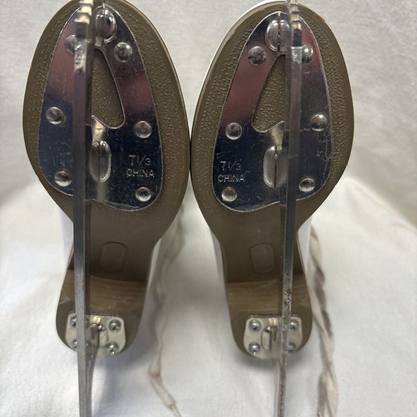 Girls Junior Youth Size 12 Jackson Glacier 170 Figure Ice Skates
