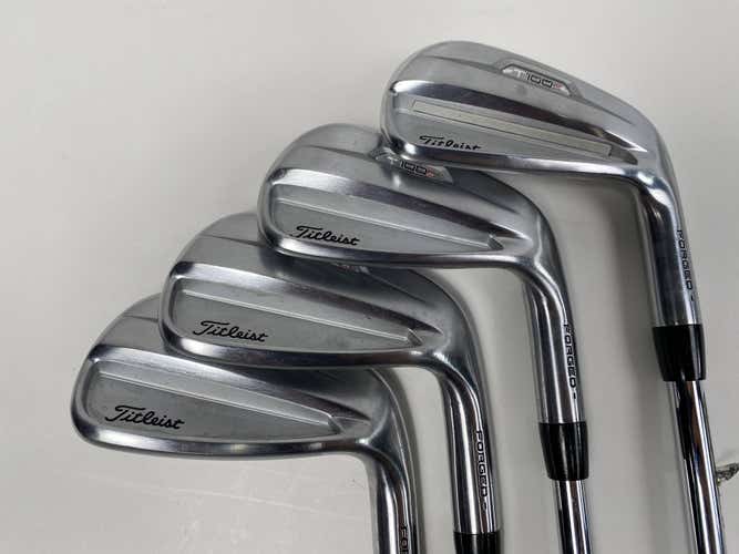 Titleist T100S 2021 Iron Set 7-PW Project X LZ 5.5 115g Regular Steel Mens RH