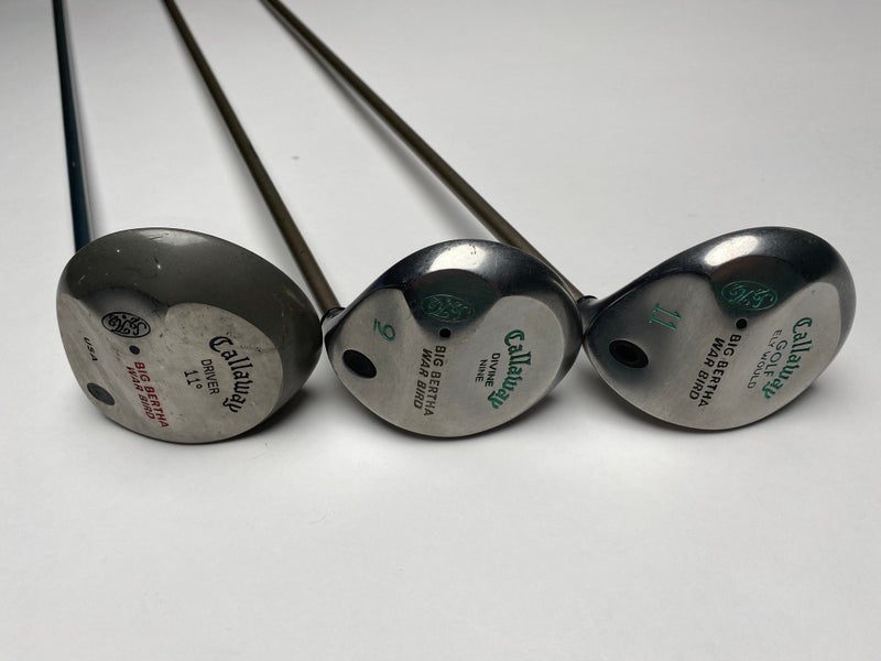 Callaway Big Bertha Warbird Wood Set 1 7 11 | 11* Ladies Gems Graphite Womens RH