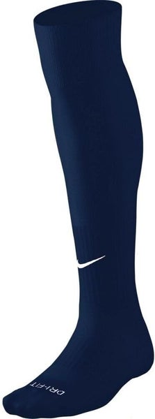 Nike Adult Unisex DriFit Classic 3 Cushioned Medium Navy Blue Soccer Socks NWT