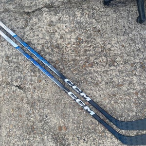 2 Pack CCM JETSPEED FT6 PRO Pro Stock Hockey Stick Grip P28 80 Flex Left 63378