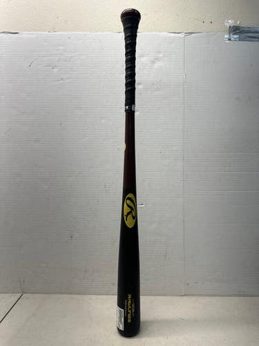 Used Rawlings Custom Professional Bb Sb Wood Bat Brown And Black 33 1 2" 11835-s000189580