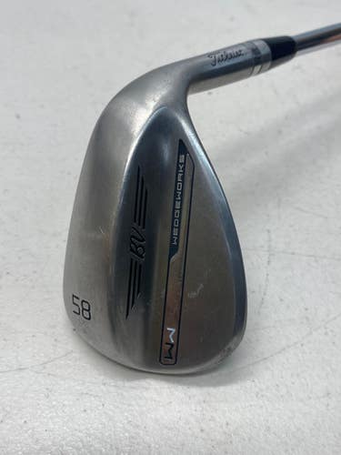 Used Titleist Sm9 Wedgeworks Mens Rh 58 Degree Wedge - Stiff Flex Steel Shaft 11835-s000187635