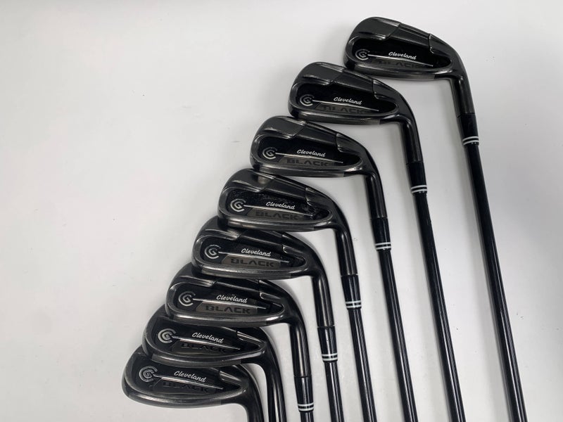 Cleveland CG Black 2012 Iron Set 5-PW+AW+GW C.Kua 59R Flex 4234 Regular RH