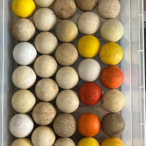 Used lacrosse balls lot - 35 balls