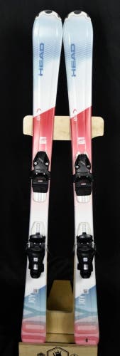 NEW HEAD JOY EASY SKIS SIZE 127 CM WITH TYROLIA BINDINGS