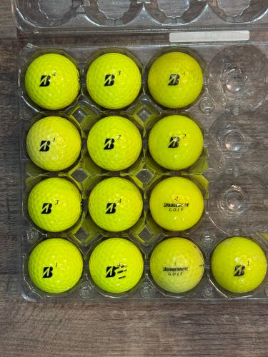 13 Bridgestone e6 Yellow Golf Balls