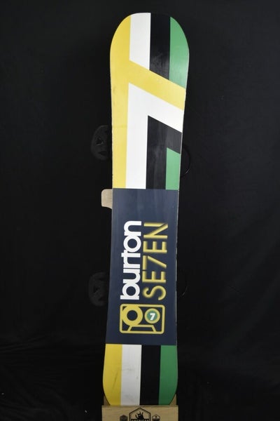 BURTON SE7EN SNOWBOARD SIZE 158 CM WITH LARGE BURTON BINDINGS
