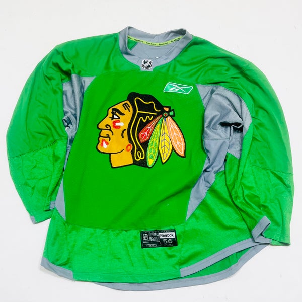 Chicago Blackhawks Reebok MIC Practice Jersey-56-Green