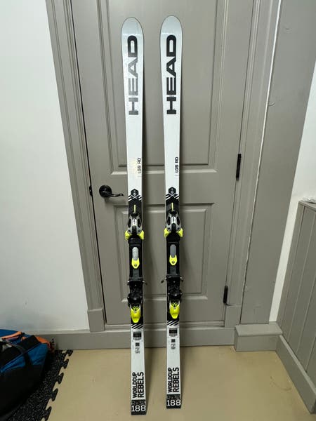 HEAD スキー板　WORLDCUP GS RD R 27  188 HEAD 188 cm World Cup Rebels i.GS RD With Bindings (Used