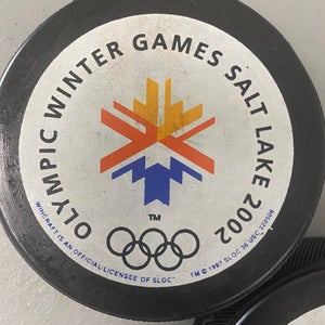 Salt Lake City 2002 Olympic puck