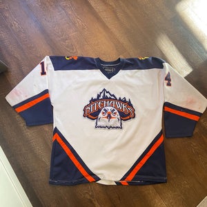 Beaver Valley Nitehawks Away Jersey #14 - Extra-Large