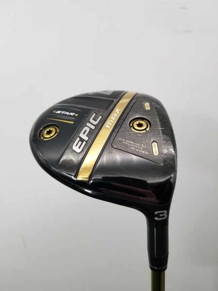 2021 CALLAWAY EPIC MAX STAR 3 WOOD SENIOR UST MAMIYA ATTAS +HC GOOD