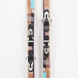 Nordica Belle to Belle Womens Demo Skis with Bindings - 161 cm Used
