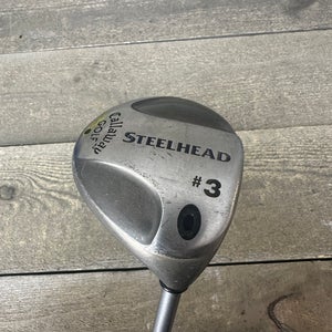 Callaway Big Bertha Steelhead Mens 3 Wood Graphite Regular Flex Golf Club 44” RH